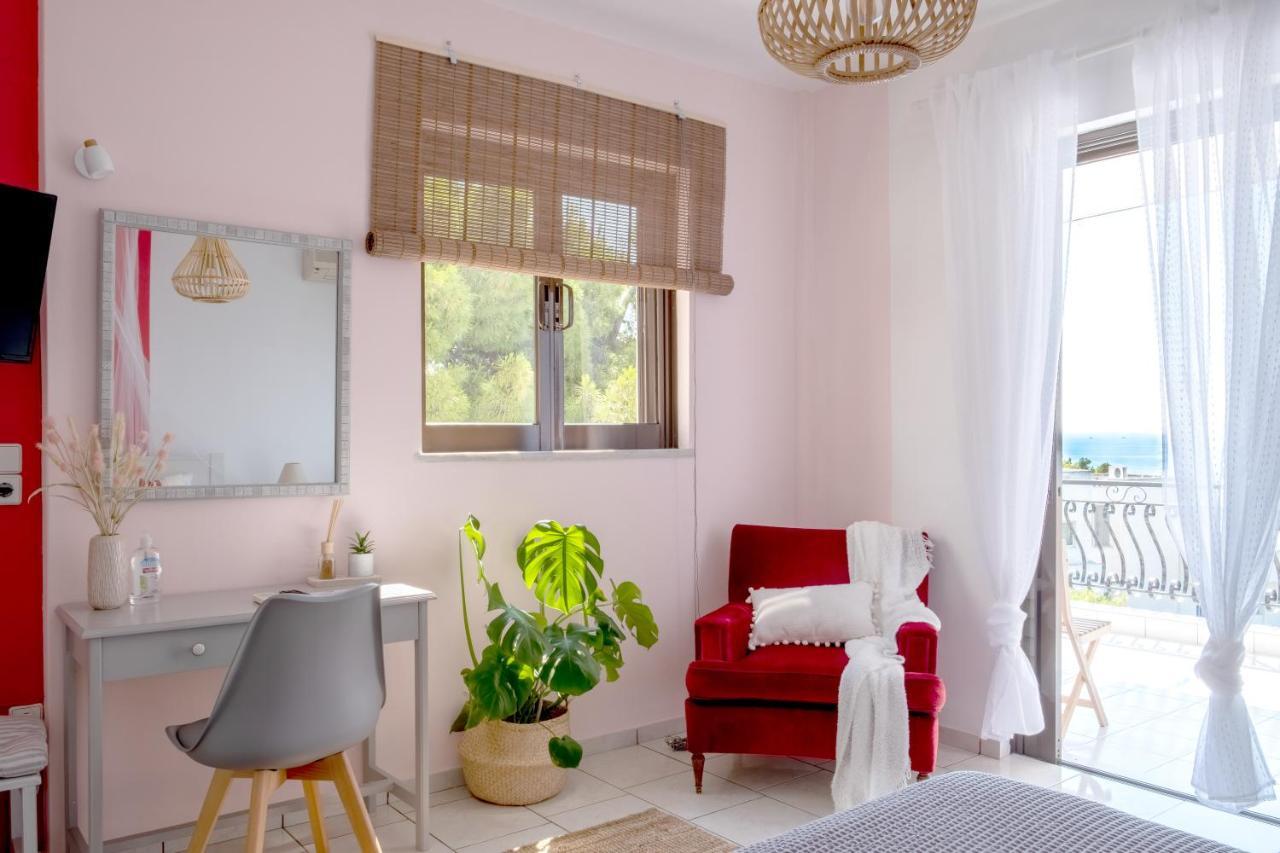 Pefkides Aegina Boutique Apartments Agia Marina  Dış mekan fotoğraf